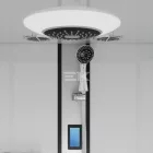 Sanotechnik NEW YORK komplett hidromasszázs zuhanykabin, fehér hátfallal