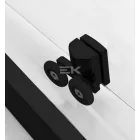 Sanotechnik NEW YORK komplett hidromasszázs zuhanykabin, fehér hátfallal