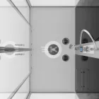 Sanotechnik NEW YORK komplett hidromasszázs zuhanykabin, fekete hátfallal