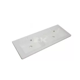   Sanotechnik Öntött márvány mosdó, ráépíthető, dupla (kétmedencés)