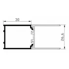 Sanotechnik Toldóprofil SMARTFLEX/SANOFLEX zuhanyfalakhoz és nyílóajtókhoz