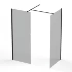 Sanotechnik Összekötő T-idom (két fal kombinálásához), króm