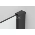 Sanotechnik Rögzítő szett (sarokba szereléshez), matt fekete