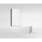 Sanotechnik Kádfal, egyrészes, matt fekete