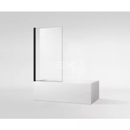 Sanotechnik Kádfal, egyrészes, matt fekete