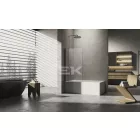 Sanotechnik Kádfal, egyrészes, matt fekete