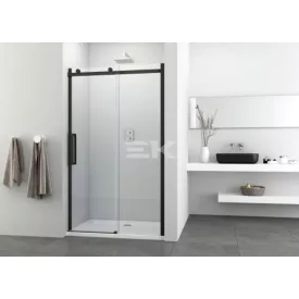 Sanotechnik COMFORT BLACK tolóajtó (8 mm)