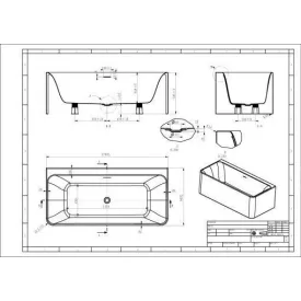 Sanotechnik PARIS falsíkra állítható fürdőkád