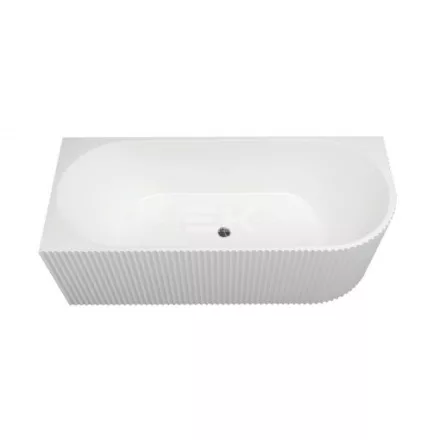 Sanotechnik BALI falsíkra/sarokba állítható aszimmetrikus fürdőkád, balos kivitel