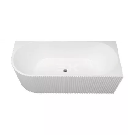 Sanotechnik BALI falsíkra/sarokba állítható aszimmetrikus fürdőkád, jobbos kivitel