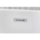 Sanotechnik RENO BLACK szabadon álló fürdőkád, fekete/fehér