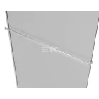 Sanotechnik Törölközőtartó zuhanyfalakhoz, 120 cm, króm