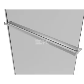   Sanotechnik Törölközőtartó piperepolccal zuhanyfalakhoz, 120 cm, króm