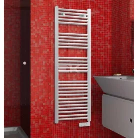   Sanotechnik E-INNSBRUCK elektromos fürdőszobai radiátor, egyenes, fehér (digitális termosztáttal)