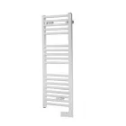 Sanotechnik E-INNSBRUCK elektromos fürdőszobai radiátor, egyenes, fehér (digitális termosztáttal)