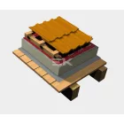 Innopan PIR ALU/THERM XL, F magas és lapostető hőszigetelő lemez 14cm