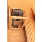Sanotechnik TWINCOMBI infra- és finn szauna kombináció, kétszemélyes