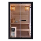 Sanotechnik PANORAMA BLACK finn szauna, kétszemélyes