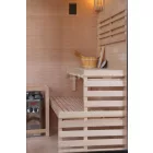 Sanotechnik PANORAMA BLACK finn szauna, kétszemélyes