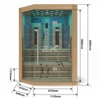 Sanotechnik KIRUNA infraszauna, 3-4 személyes