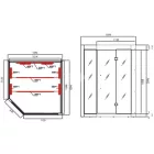Sanotechnik KIRUNA infraszauna, 3-4 személyes