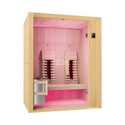 Sanotechnik ALASKA infra- és finn szauna kombináció, kétszemélyes