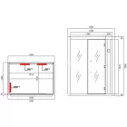 Sanotechnik ALASKA infra- és finn szauna kombináció, kétszemélyes