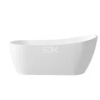 ARNIKA - Akril fürdőkád, szabadonálló, aszimmetrikus - 150 cm - fehér - KDA_015W