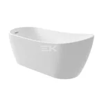 ARNIKA - Akril fürdőkád, szabadonálló, aszimmetrikus - 150 cm - fehér - KDA_015W