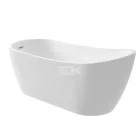 ARNIKA - Akril fürdőkád, szabadonálló, aszimmetrikus - 160 cm - fehér - KDA_016W