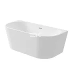 SILIA - Akril fürdőkád, fali/szabadonálló - 170 cm - fehér - KDS_017W