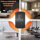 Sanotechnik BILLUND 2 kétszemélyes infraszauna, 1,85 kW