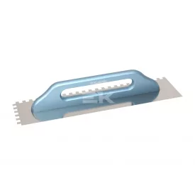   Kubala Rozsdamentes simító, 130x480 mm, lakozott bükkfa markolat, fogazás 8x8 mm