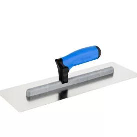   Kubala Rozsdamentes csiszolt simító, 130x405 mm, kétkomponensű puha nyél poliamid lábon