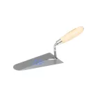 Kubala Acél simító, francia-típusú, félkörös, 180 mm, viaszolt bükkfa nyél