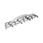 Kubala Aluminium vakolatkaparó, acél pengékkel, 270 x 90 mm