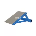 Kubala Aljzatkaparó és jégtörő, 180 x 140 mm, 1140 mm, fa nyél
