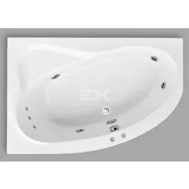   Kád, Aquatrend W-Bath Artemide 150x100x59 balos Hydro rendszer