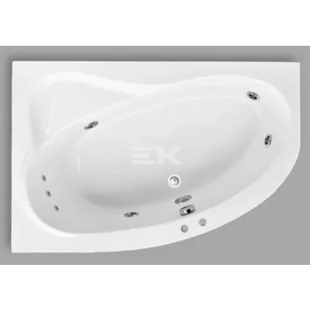 Kád, Aquatrend W-Bath Artemide 150x100x59 balos Hydro rendszer