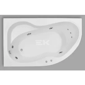   Kád, Aquatrend W-Bath Carina 160x105x64 balos Hydro rendszer