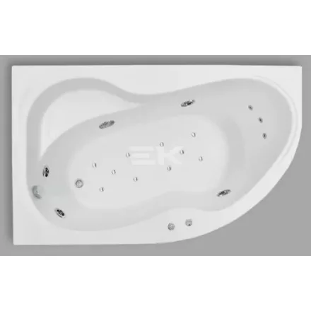 Kád, Aquatrend W-Bath Carina 160x105x64 balos Hydro + Areo rendszer