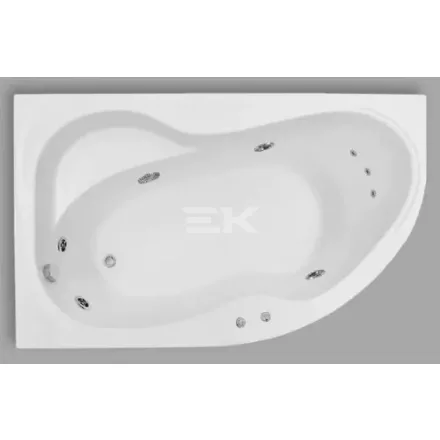 Kád, Aquatrend W-Bath Carina 170x105x64 balos Hydro rendszer