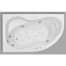   Kád, Aquatrend W-Bath Carina 170x105x64 balos Hydro+ Aero rendszer