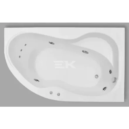 Kád, Aquatrend W-Bath Carina 170x105x64 jobbos Hydro rendszer