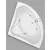 Kád, Aquatrend W-Bath Michelle 140x140x63 Hydro + Aero rendszer