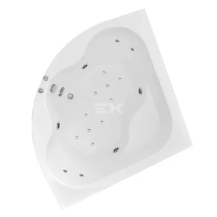 Kád, Aquatrend W-Bath Royal 150x150x63 Hydro + Areo rendszer