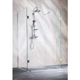 Sanotechnik WIDE I háromrészes zuhanyfal EASY CLEAN (8 mm)