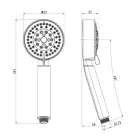 Sanotechnik Kézi zuhany, 5 funkciós