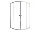 Sanotechnik Íves sarokkabin 2 tolóajtóval, fehér