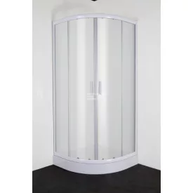 Sanotechnik Íves sarokkabin 2 tolóajtóval, fehér, R550